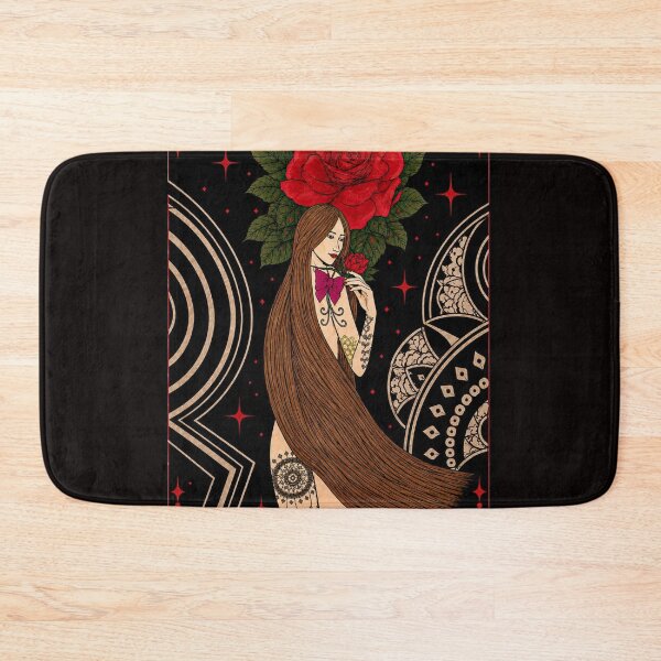 Item preview, Rapunzel da rosa vermelha da meia-noite designed and sold by BiaSMartins.