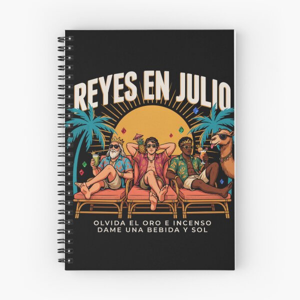 Item preview, Reyes En Julio – Three Kings Christmas in July Funny Spanish Holiday Beach Shirt Epiphany V4 designed and sold by DarylWelsh2024.