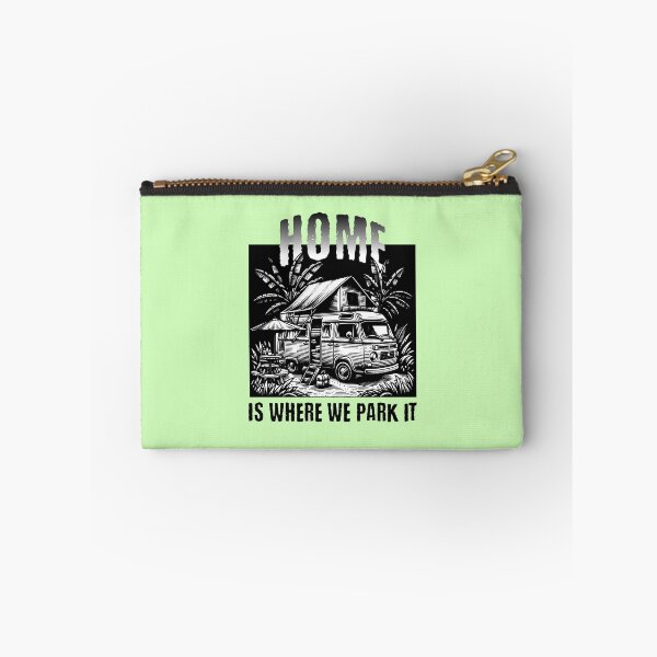 Item preview, Home Is Where We Park It Vintage Camper Van RV Camping Design designed and sold by Sachie's Studio.