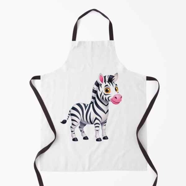 Item preview, Cute Smiling Zebra Cartoon | Adorable Safari Animal Illustration designed and sold by Stickivo.
