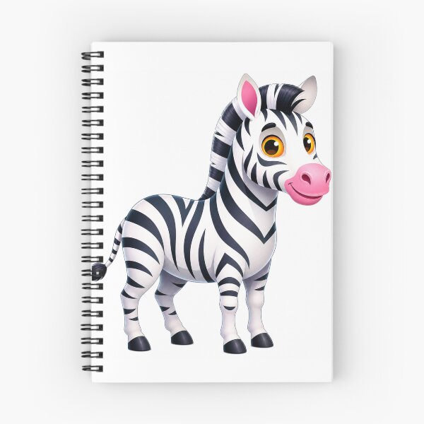 Item preview, Cute Smiling Zebra Cartoon | Adorable Safari Animal Illustration designed and sold by Stickivo.