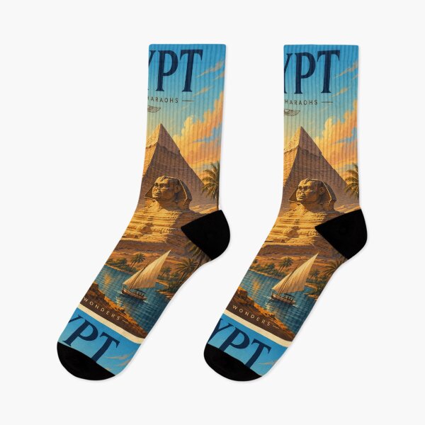 Item preview, Egypt Travel Poster – Land of Pharaohs and Timeless Wonders designed and sold by ElartedeNoel.
