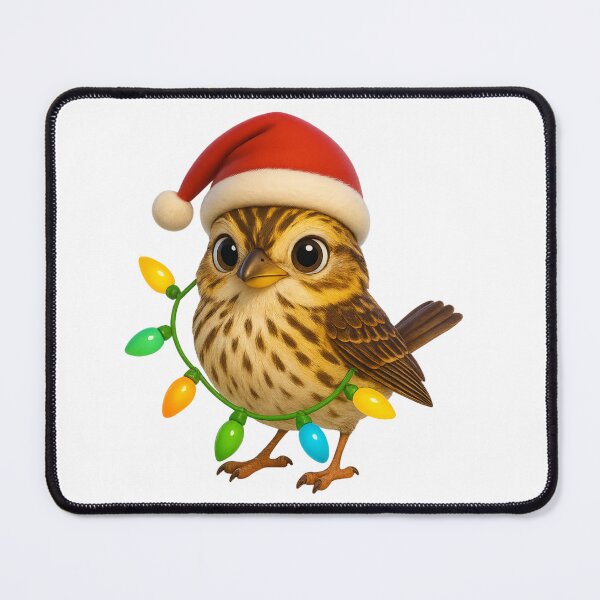 Item preview, Christmas Savannah Sparrow designed and sold by Sillytoe.