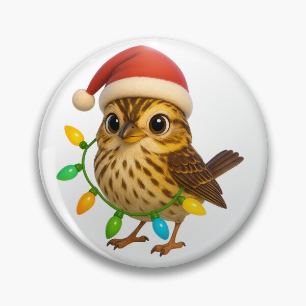 Item preview, Christmas Savannah Sparrow designed and sold by Sillytoe.