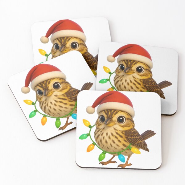 Item preview, Christmas Savannah Sparrow designed and sold by Sillytoe.