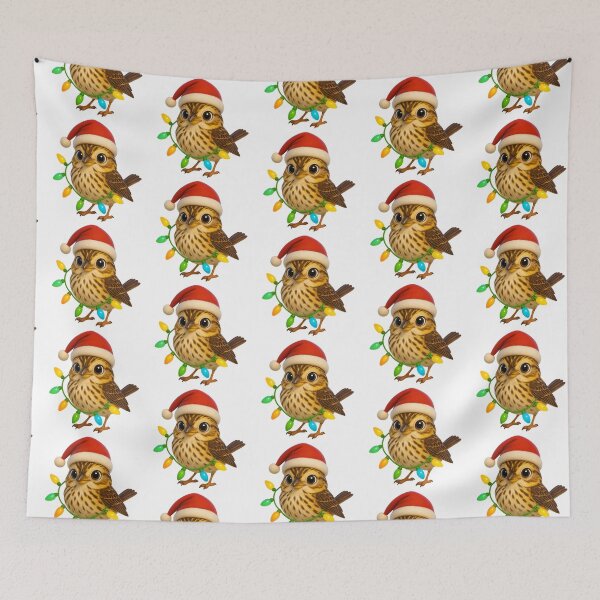 Item preview, Christmas Savannah Sparrow designed and sold by Sillytoe.