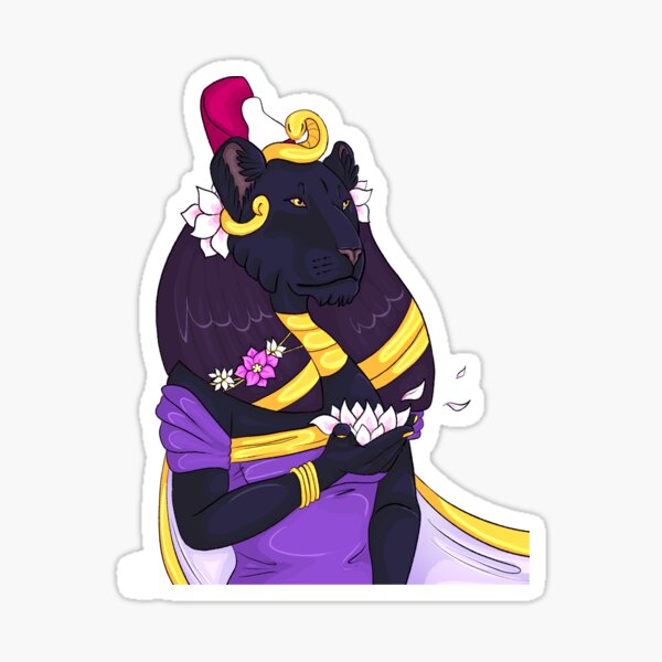 Bast-Mut - Queen of Perfumes Sticker