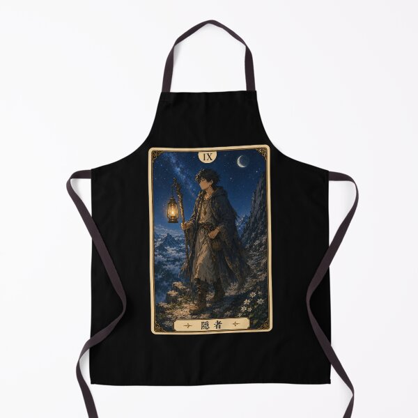 Item preview, Tarot card the hermit in anime style designed and sold by ProjecTees.