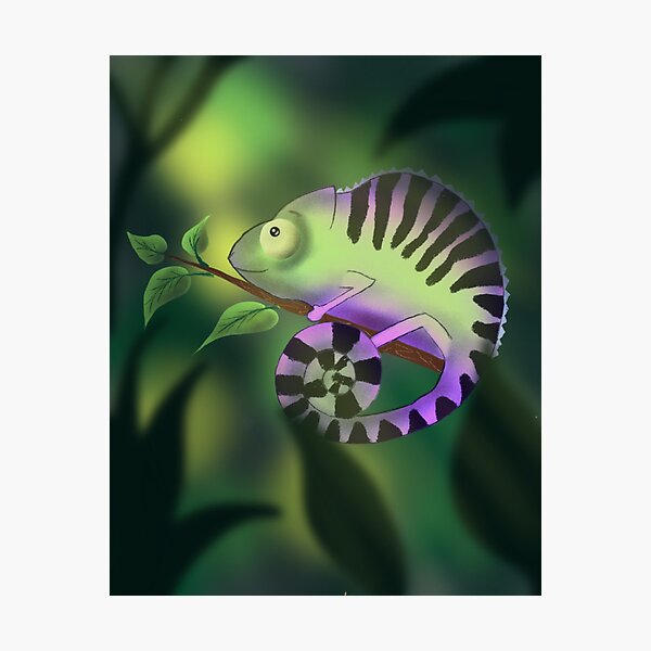 Item preview, please update the POD listings for Chameleon Spiral as per latest instructions for Esty and redbubble designed and sold by ShooNyaArtStudio.