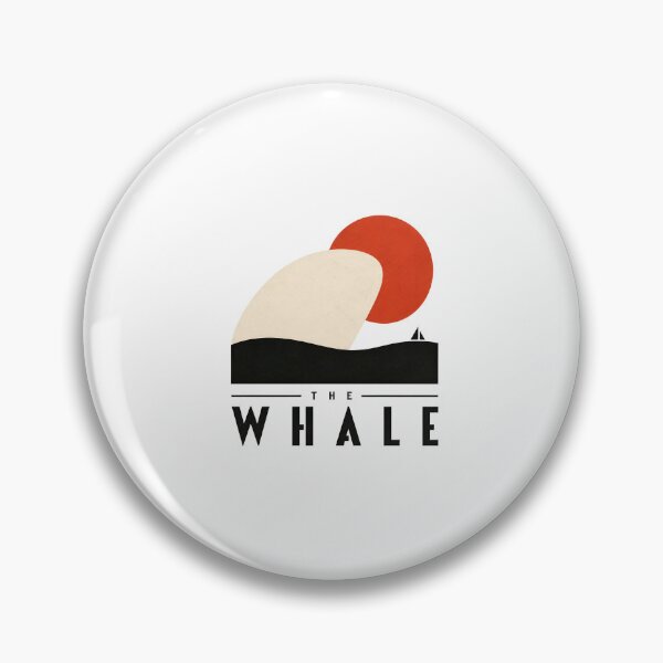 Item preview, Moby Dick The Whale Minimalist Geometric Red Sun Art designed and sold by Fenay Designs.
