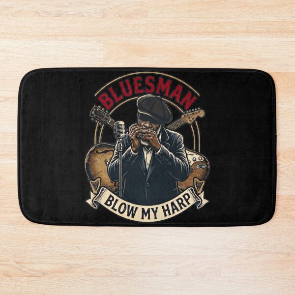 Item preview, Bluesman Blow my harp designed and sold by TomVtX.
