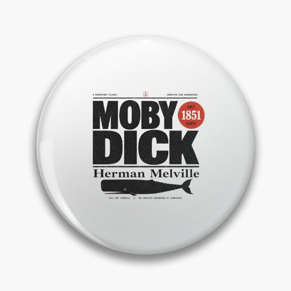 Item preview, Moby Dick Vintage Paperback Book Cover Herman Melville Design designed and sold by Fenay Designs.
