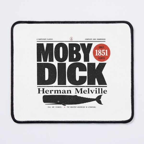 Item preview, Moby Dick Vintage Paperback Book Cover Herman Melville Design designed and sold by Fenay Designs.