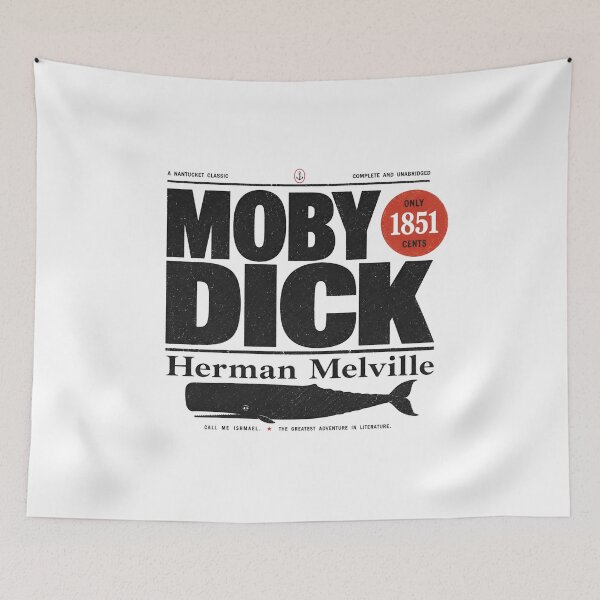 Item preview, Moby Dick Vintage Paperback Book Cover Herman Melville Design designed and sold by Fenay Designs.