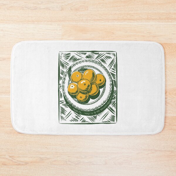 Item preview, Bowl of Oranges Linocut Still Life designed and sold by grenithh.