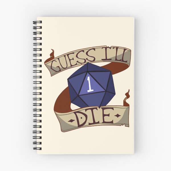 Item preview, DnD guess I'll die designed and sold by SummersSnaps.
