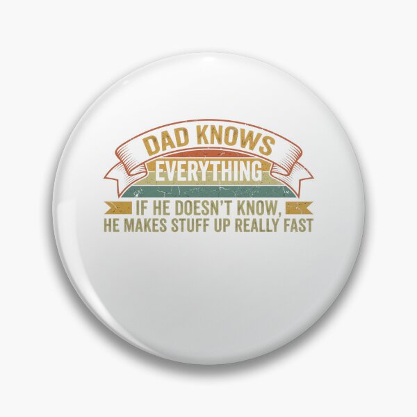 Item preview, Retro Dad Knows Everything designed and sold by Soren Graft.