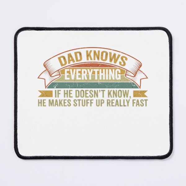Item preview, Retro Dad Knows Everything designed and sold by Soren Graft.
