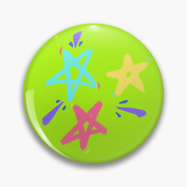 Item preview, Funky playful colorful stars (yellowish green variant) designed and sold by Tiny-Sugar-Dove.
