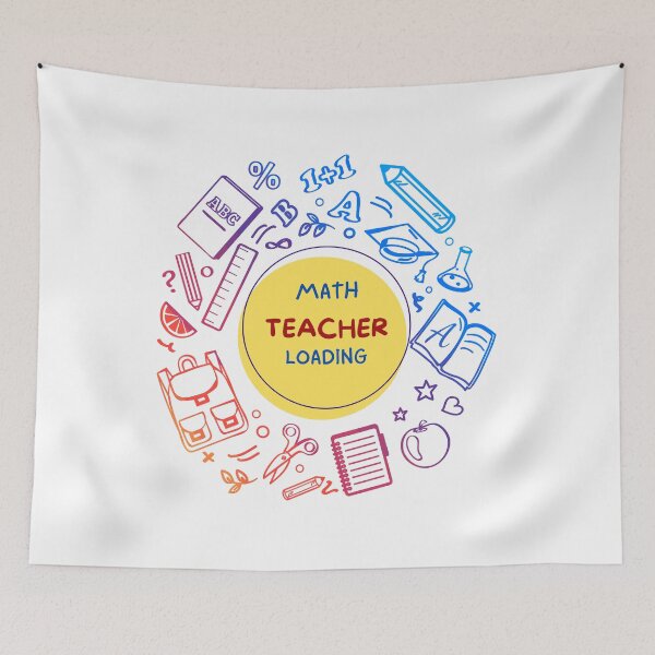Item preview, Math Teacher Loading designed and sold by jpubdesigns.