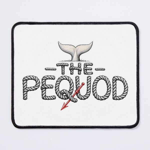 Item preview, Moby Dick The Pequod Marine Rope Nautical Typography Art designed and sold by Fenay Designs.