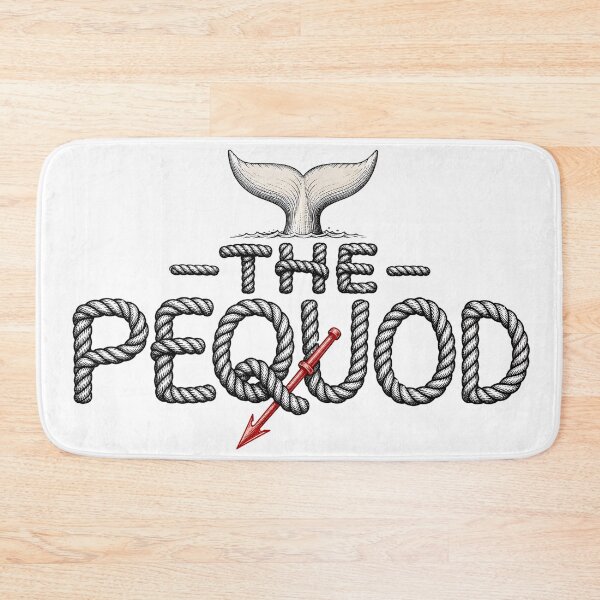 Item preview, Moby Dick The Pequod Marine Rope Nautical Typography Art designed and sold by Fenay Designs.