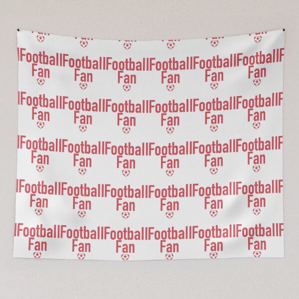 Item preview, Football Fan Heart Typography Red designed and sold by Anne97s.