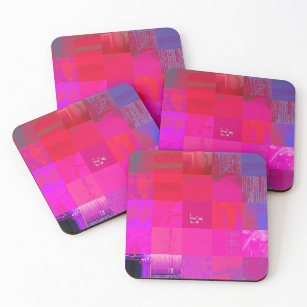Item preview, Glitch Art Grid Hot Pink Digital Distortion Design designed and sold by Terry Bain.