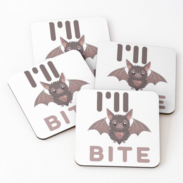 Item preview, Cute Bite Bat with Heart | Funny Gothic Bat Illustration T-Shirt designed and sold by SinghMerchUniverse.