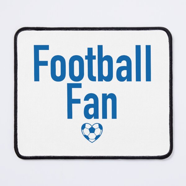 Item preview, Football Fan Heart Typography Blue designed and sold by Anne97s.
