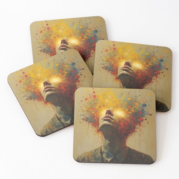 Item preview, Cosmic Awakening – Surreal Mind Expansion Art Print designed and sold by UrbanTempleArt.