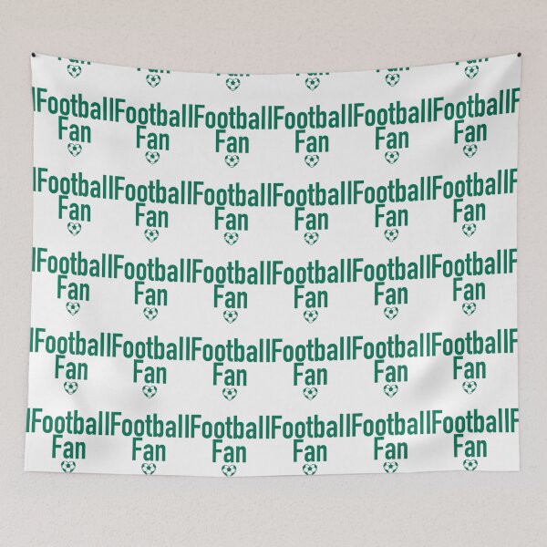 Item preview, Football Fan Heart Typography Green designed and sold by Anne97s.