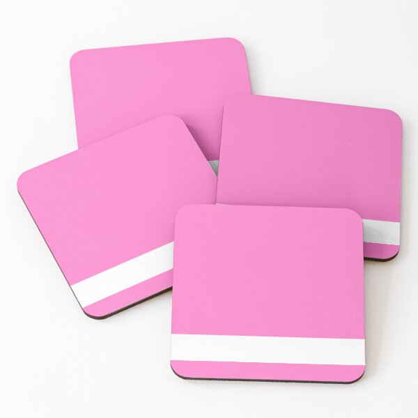 Item preview, Pink Cherry Solid Minimalist Color Block with White designed and sold by kierkegaard.