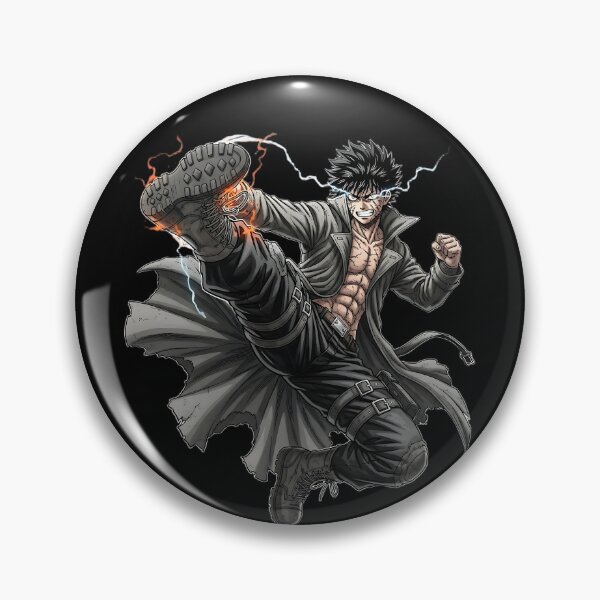 Item preview, Dark Anime Lightning Fighter Action designed and sold by UrbanPrts.