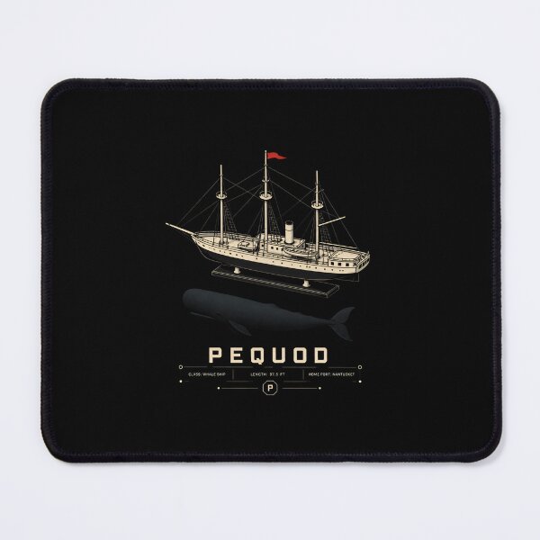 Item preview, Pequod Nantucket Whale Ship Blueprint Moby Dick Illustration designed and sold by Fenay Designs.