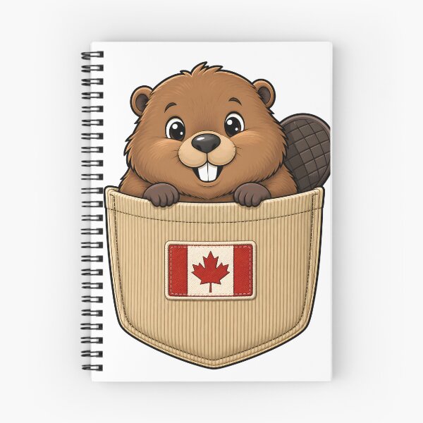Item preview, Cute Canadian Beaver Pocket Pal designed and sold by puredevn.