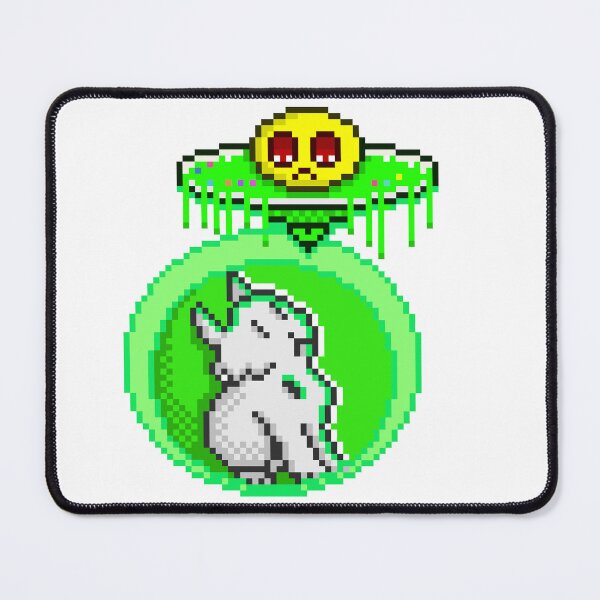 Item preview, Cat UFO Abducion Pixel Art designed and sold by RetroRlx.