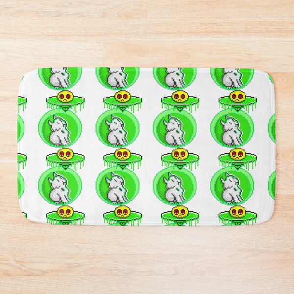 Item preview, Cat UFO Abducion Pixel Art designed and sold by RetroRlx.