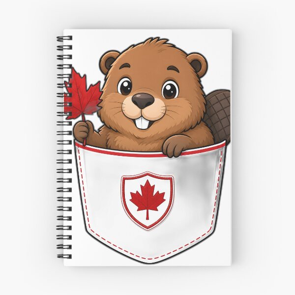 Item preview, Cute Canadian Beaver Pocket Pal designed and sold by puredevn.