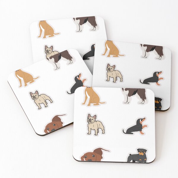 Item preview, Cute Dog Breeds Sticker Pack Collection designed and sold by KAWAII STUDIO NB.