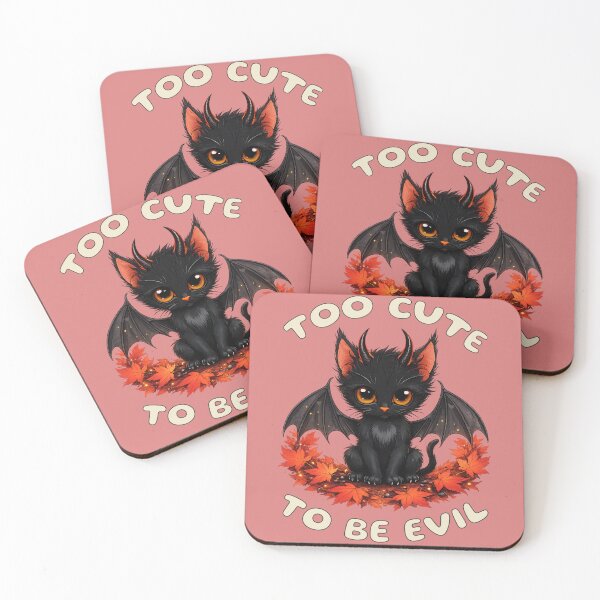 Item preview, Too Cute To Be Evil – Cute Devil Cat designed and sold by thirtyonestars.