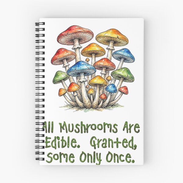 Item preview, mushrooms are edible designed and sold by Foxlindesigns.