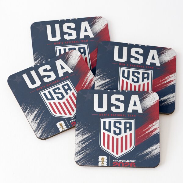 Item preview, USA 2026 Soccer Fan Design | American Football Supporter Graphic | Red White Blue Sports Art designed and sold by MDC-99.