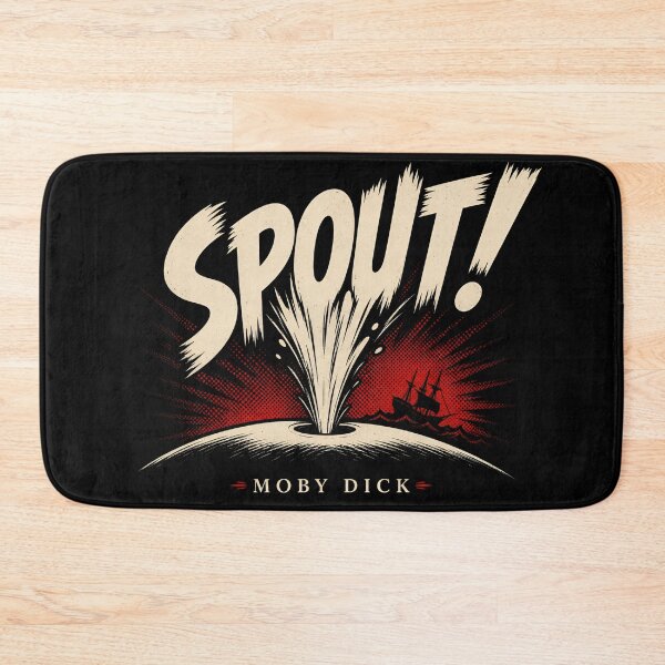 Item preview, Spout Moby Dick Retro Halftone Whaling Harpoon Graphic Art designed and sold by Fenay Designs.