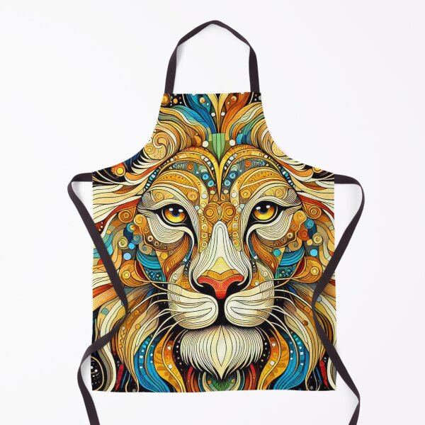 Item preview, Majestic Lion Face Exotic Colorfully Stylized Art Design  designed and sold by DEC02.