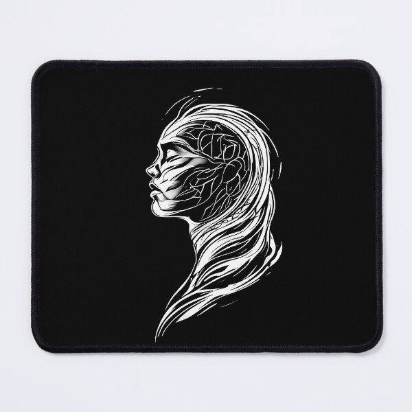 Item preview, urreal Abstract Woman Profile Art designed and sold by UrbanPrts.