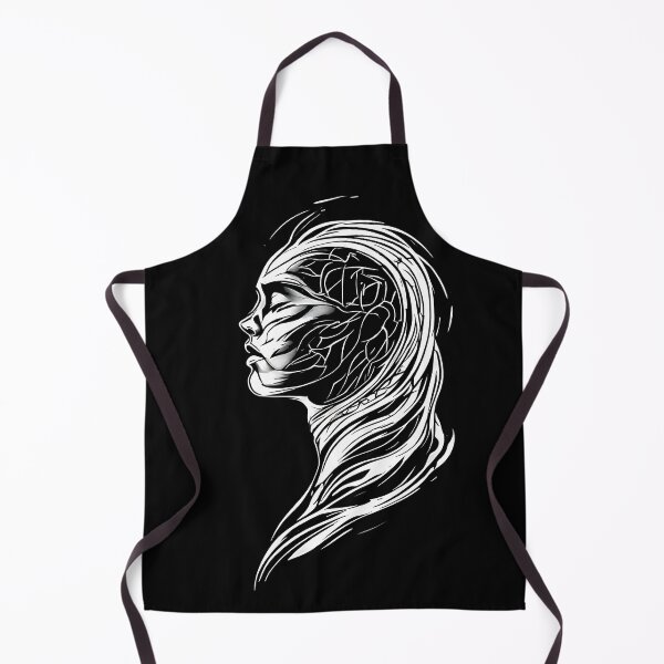 Item preview, urreal Abstract Woman Profile Art designed and sold by UrbanPrts.