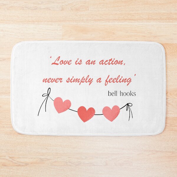 Item preview, Bell Hooks Quote 'Love is an Action' designed and sold by AnimaliaStar.