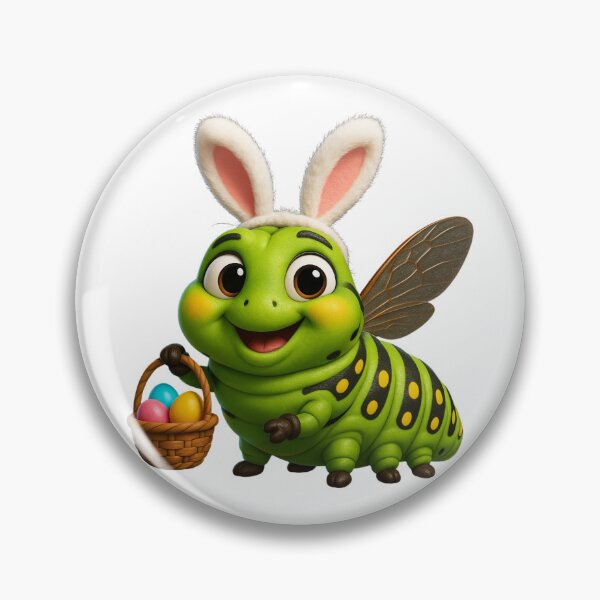 Item preview, Easter Black Swallowtail Caterpillar designed and sold by Sillytoe.