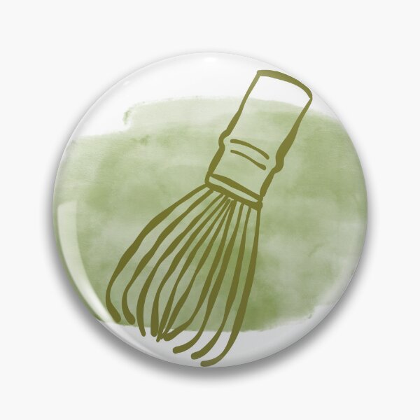 Item preview, Minimal Matcha Whisk Watercolor designed and sold by MikkamioDesign.